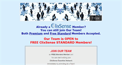 Desktop Screenshot of clixsenseteam.net